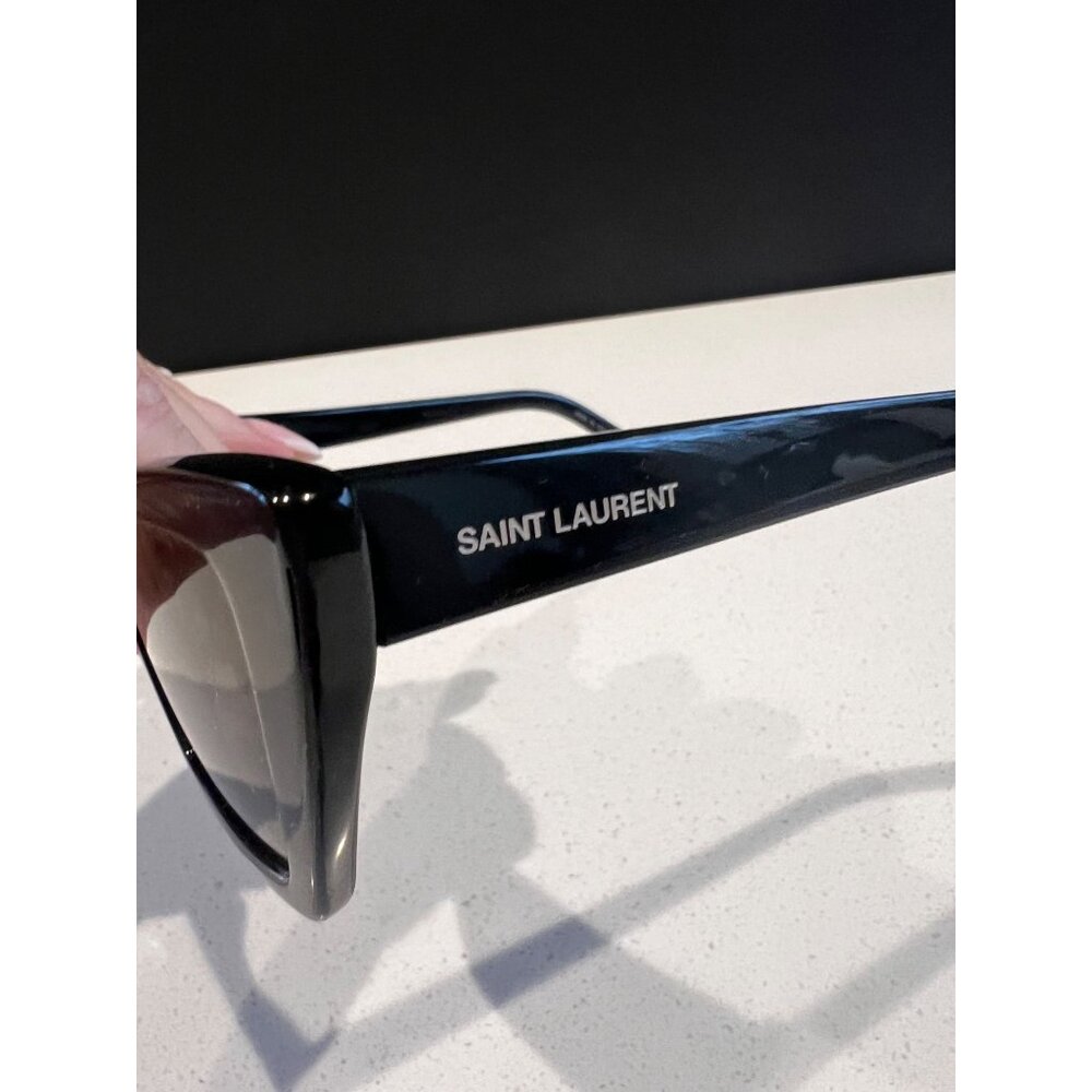 Saint Laurent SL276 MICA 001 Mica 53MM Cat-Eye black Sunglasses - Picture 7 of 8